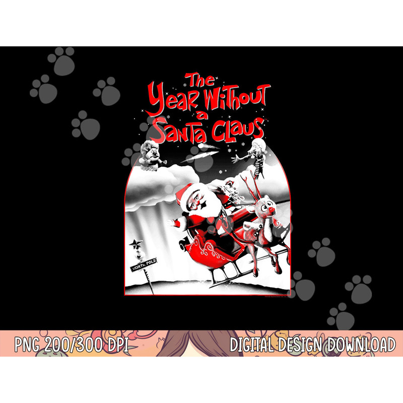 The Year Without a Santa Claus Santa Poster png, sublimation .jpg