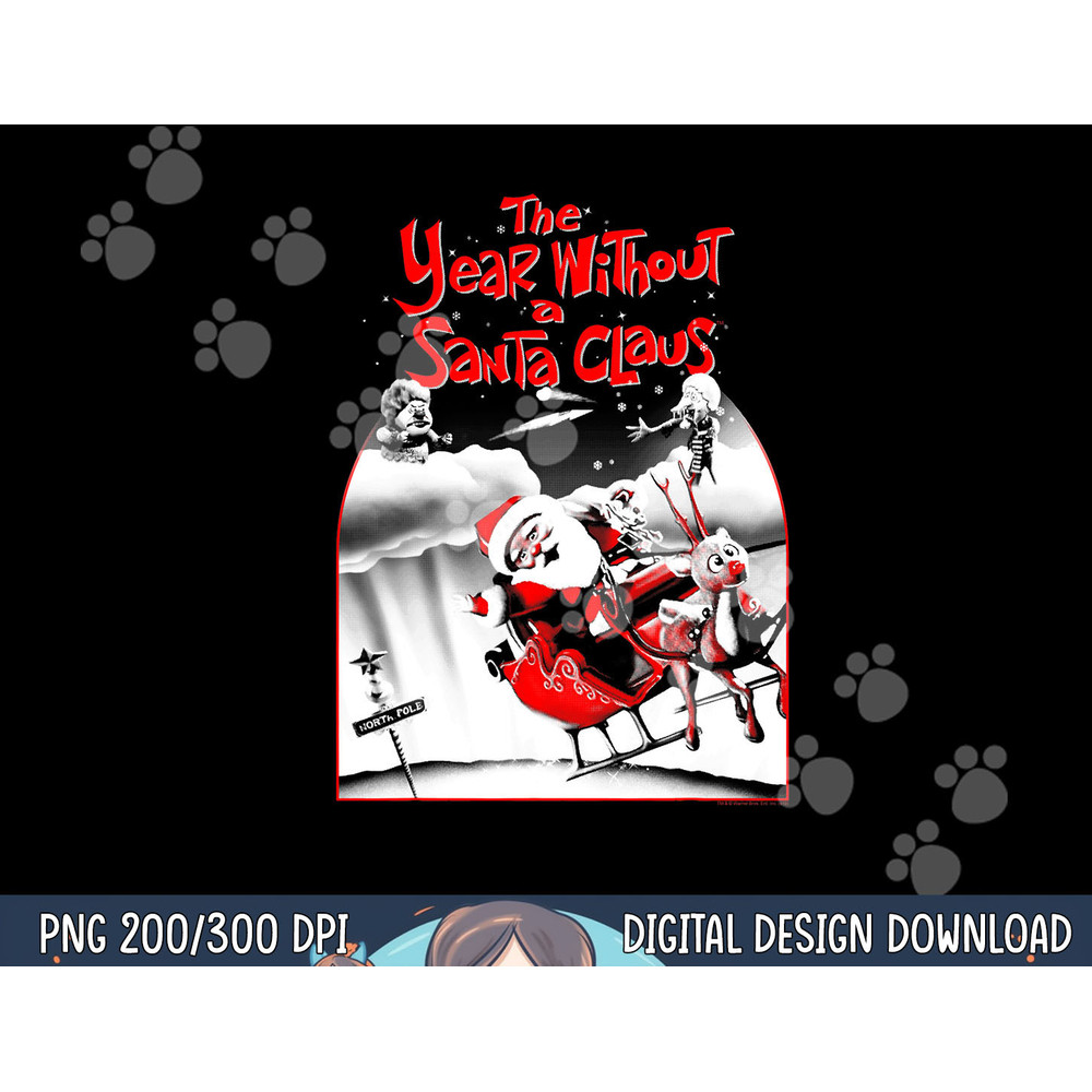 The Year Without a Santa Claus Santa Poster png, sublimation .jpg