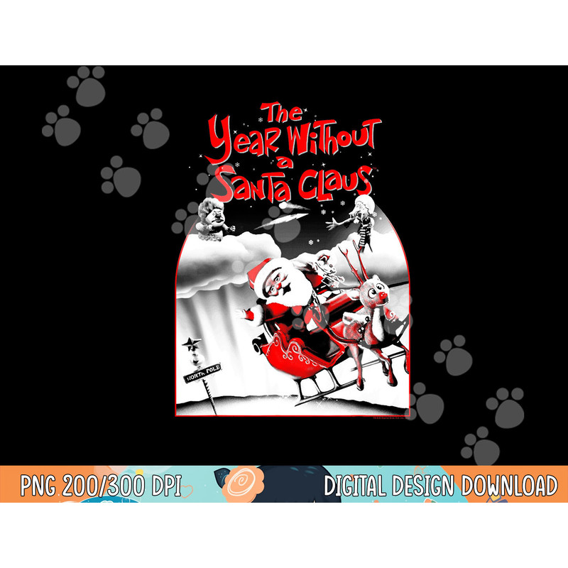 The Year Without a Santa Claus Santa Poster  png, sublimation .jpg