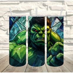 stained glass tumbler, stained glass skinny tumbl