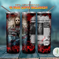 horror movie tumbler, horror movie skinny tumbler, horror movie 20oz skinny tumbler, horror legends live tumbler
