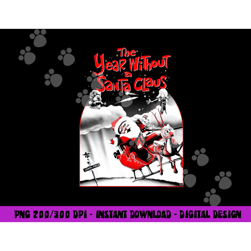 The Year Without a Santa Claus Santa Poster A  png, sublimation .jpg