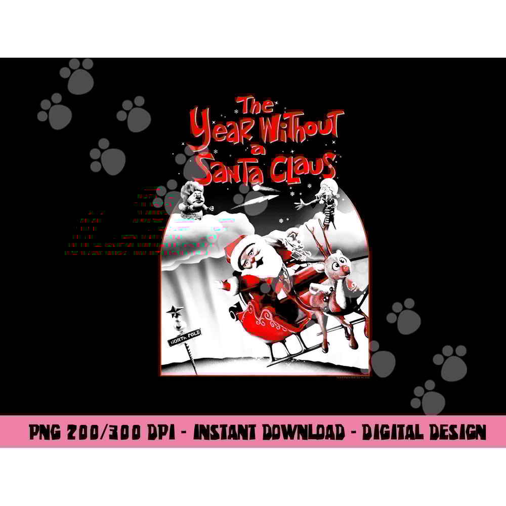 The Year Without a Santa Claus Santa Poster A png, sublimation .jpg