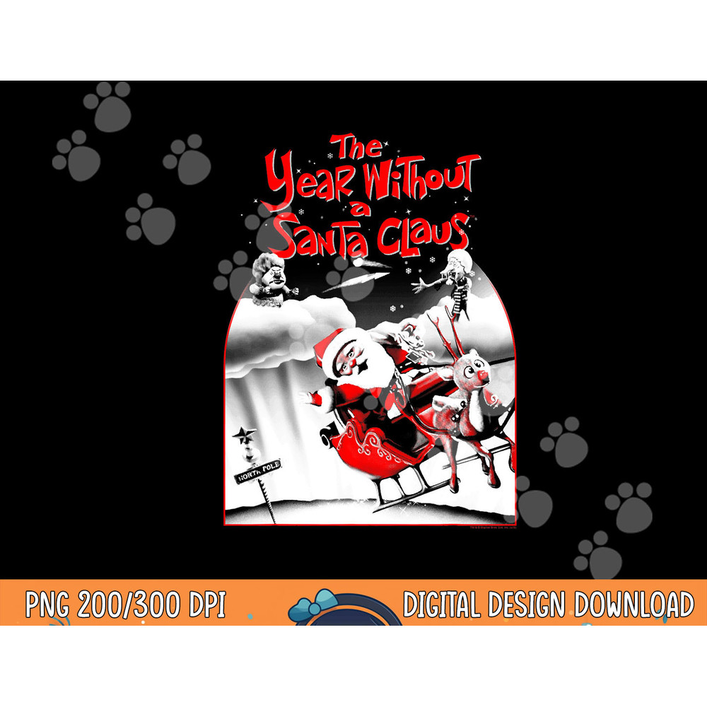 The Year Without a Santa Claus Santa Poster A  png, sublimation .jpg