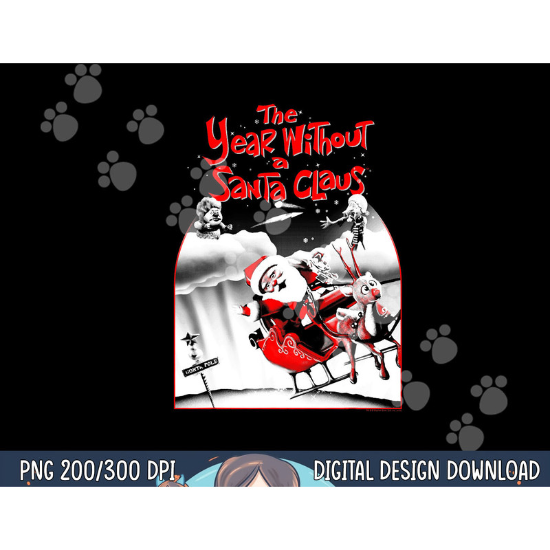 The Year Without a Santa Claus Santa Poster A png, sublimation .jpg