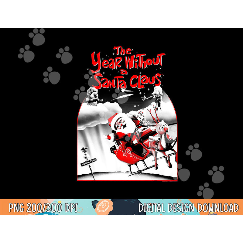 The Year Without a Santa Claus Santa Poster A  png, sublimation .jpg