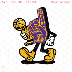 LA Lakers No 1 Fan Svg, Sport Svg, LA Lakers Svg, NBA Team Logo Svg, Basketball