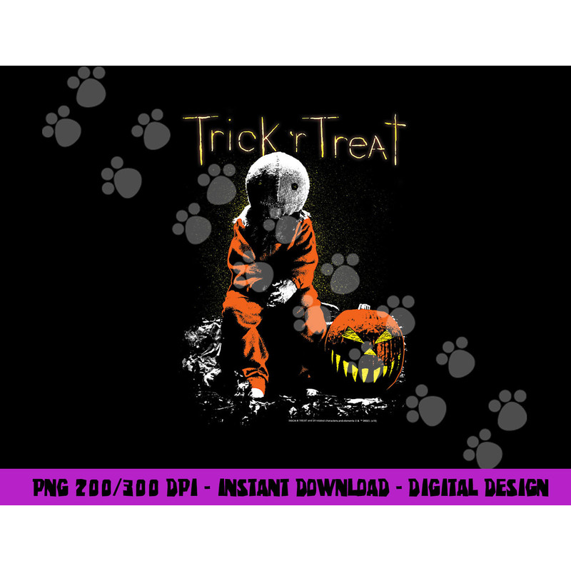 Trick  r Treat Sitting Sam  png, sublimation .jpg