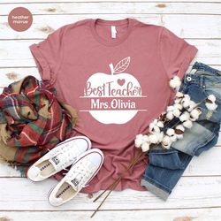 customizable teacher t-shirts, personalized teacher gifts, teacher appreciation week, custom teacher sweatshirt, customi