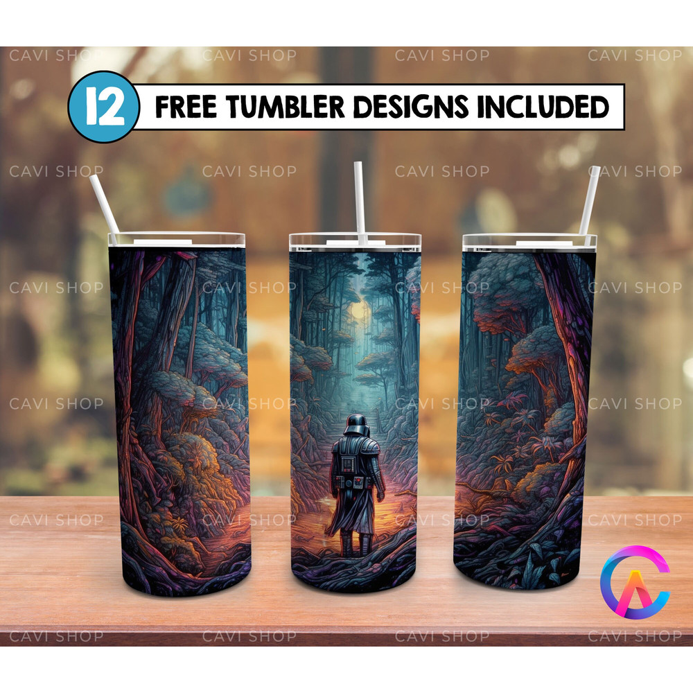 Cartoon Skinny Tumbler 20 oz Sublimation Design PNG - Movie Character Tumbler Straight and Tapered PNG-2.jpg