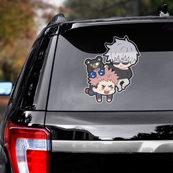 jujutsu kaisen decal, jujutsu kaisen sticker, manga decal, anime sticker, anime car decal, manga sticker, anime decal