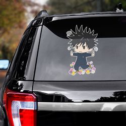 jujutsu kaisen decal, jujutsu kaisen sticker, manga decal, megumi decal, manga sticker, anime decal, anime sticker