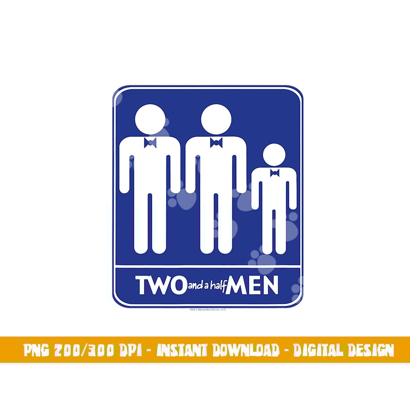 Two and a Half Men Men Symbols png, sublimation .jpg