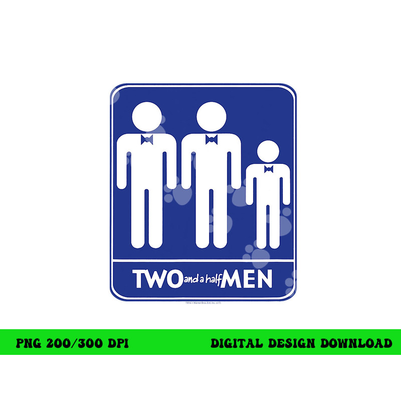 Two and a Half Men Men Symbols  png, sublimation .jpg