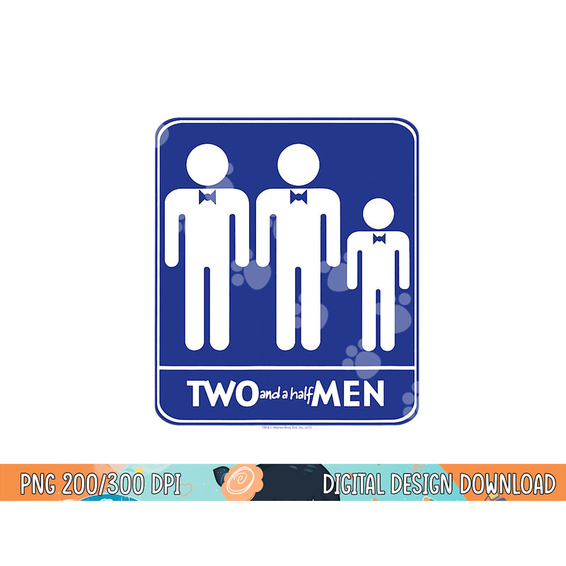 Two and a Half Men Men Symbols  png, sublimation .jpg