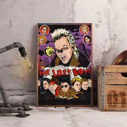 movie poster, film poster, the lost boys poster, wall art, wall decor, prints, home decor, nightfall's endless enigma