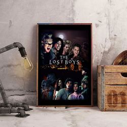movie poster, film poster, the lost boys poster, wall art, wall decor, prints, home decor, the bloodline's dark legacy