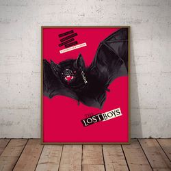 movie poster, film poster, the lost boys poster, wall art, wall decor, prints, home decor, twilight's eternal