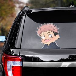 jujutsu kaisen sticker, jujutsu kaisen decal, manga decal, anime sticker, yuji itadori decal, manga sticker, anime decal