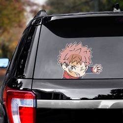 jujutsu kaisen sticker, jujutsu kaisen decal, manga decal, anime sticker, yuji itadori decal, anime decal, manga sticker