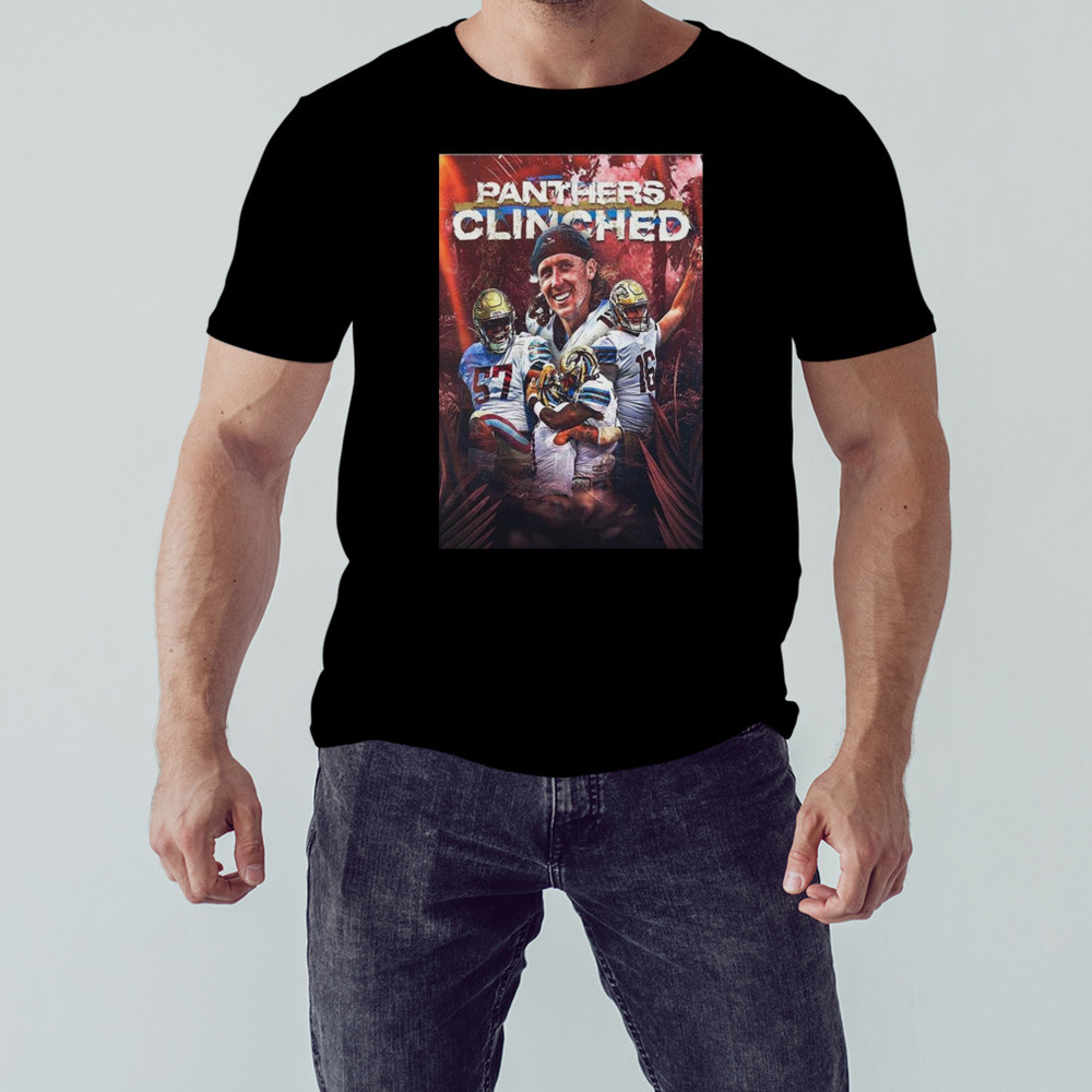 Michigan Panthers Clinched 2023 USFL Playoffs Shirt, Unisex Clothing, Shirt For Men Women, Graphic Design, Unisex Shirt