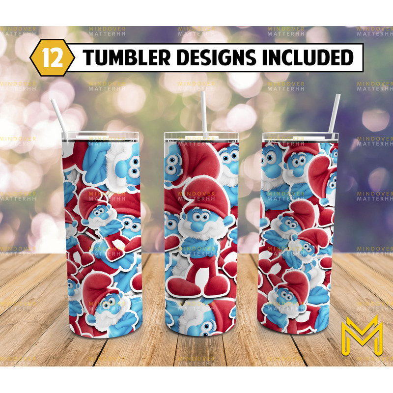 Cartoon Skinny Tumbler 20 oz Sublimation Design PNG - Movie Character Tumbler Straight and Tapered PNG-15.jpg