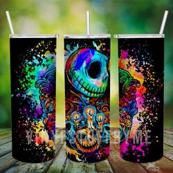 horror movie tumbler, horror movie skinny tumbler, horror movie 20oz skinny tumbler, night terrors unleashed tumbler