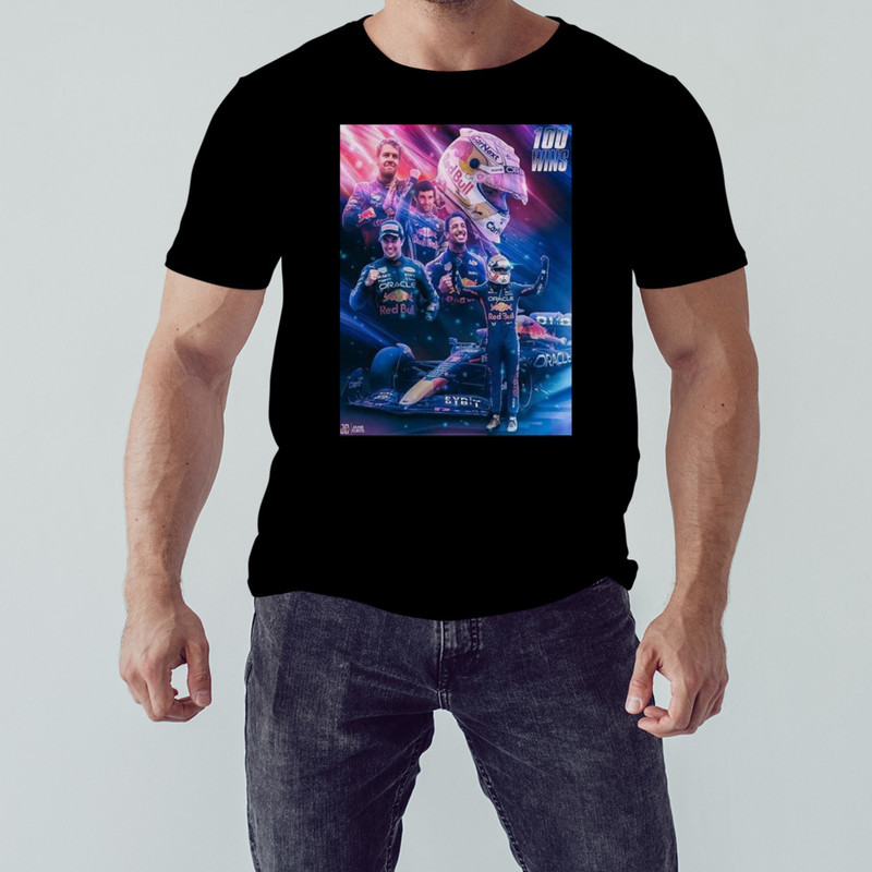 Max Verstappen Brings Home The 100th Win For Red Bull Racing Canadian GP F1 Shirt, Shirt For Men Women, Graphic Design