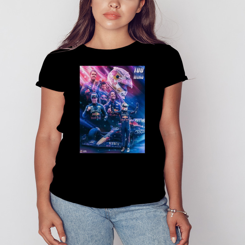 Max Verstappen Brings Home The 100th Win For Red Bull Racing Canadian GP F1 Shirt, Shirt For Men Women, Graphic Design
