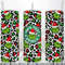 100% that Grinch, Grinch face, leopard print  20 oz Stainless Steel Tumbler.jpg