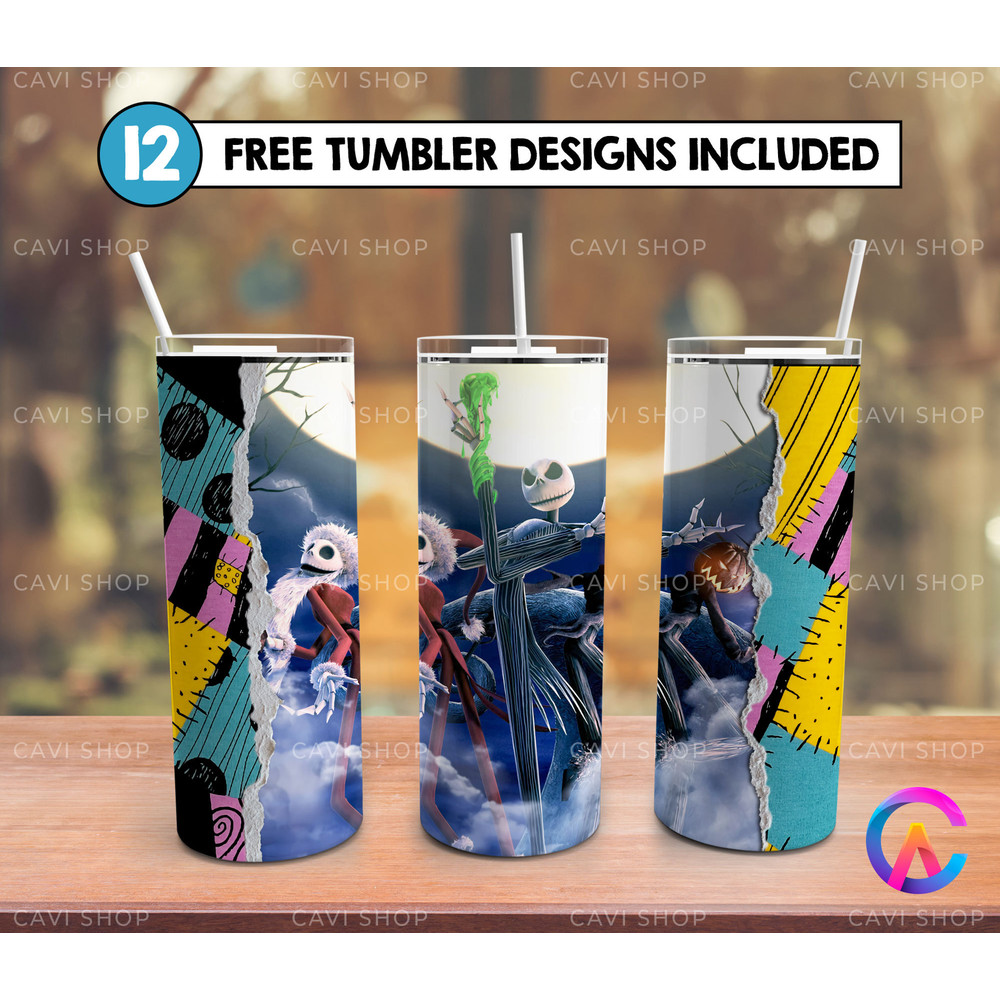 Cartoon Skinny Tumbler 20 oz Sublimation Design PNG - Movie Character Tumbler Straight and Tapered PNG-54.jpg