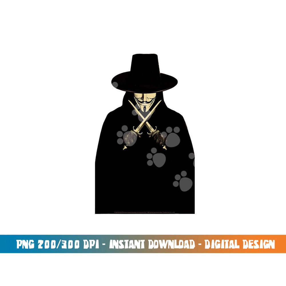 V For Vendetta V png, sublimation .jpg