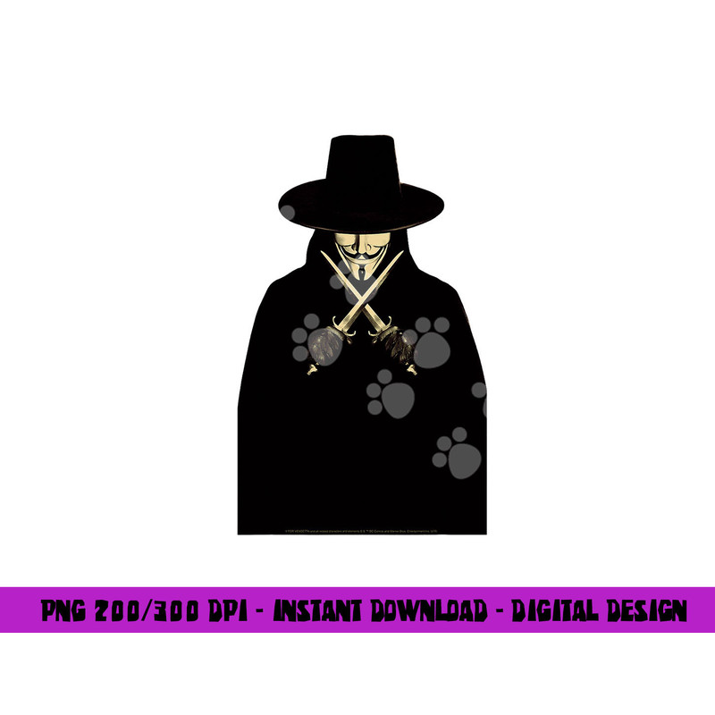 V For Vendetta V  png, sublimation .jpg