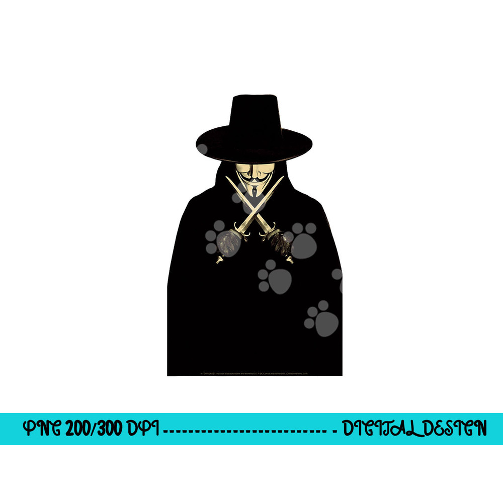 V For Vendetta V png, sublimation .jpg