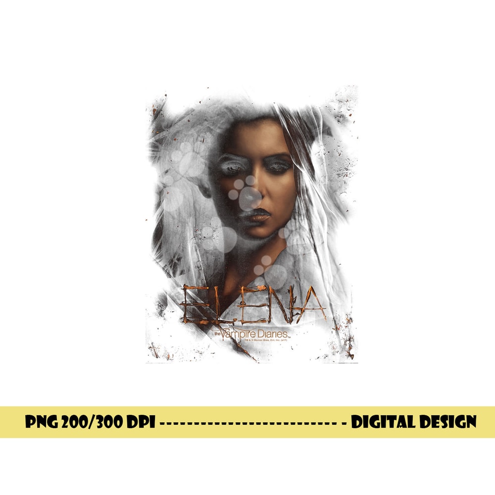 Vampire Diaries Elena Smokey Veil Longsleeve T Shirt Long Sleeve png, sublimation .jpg