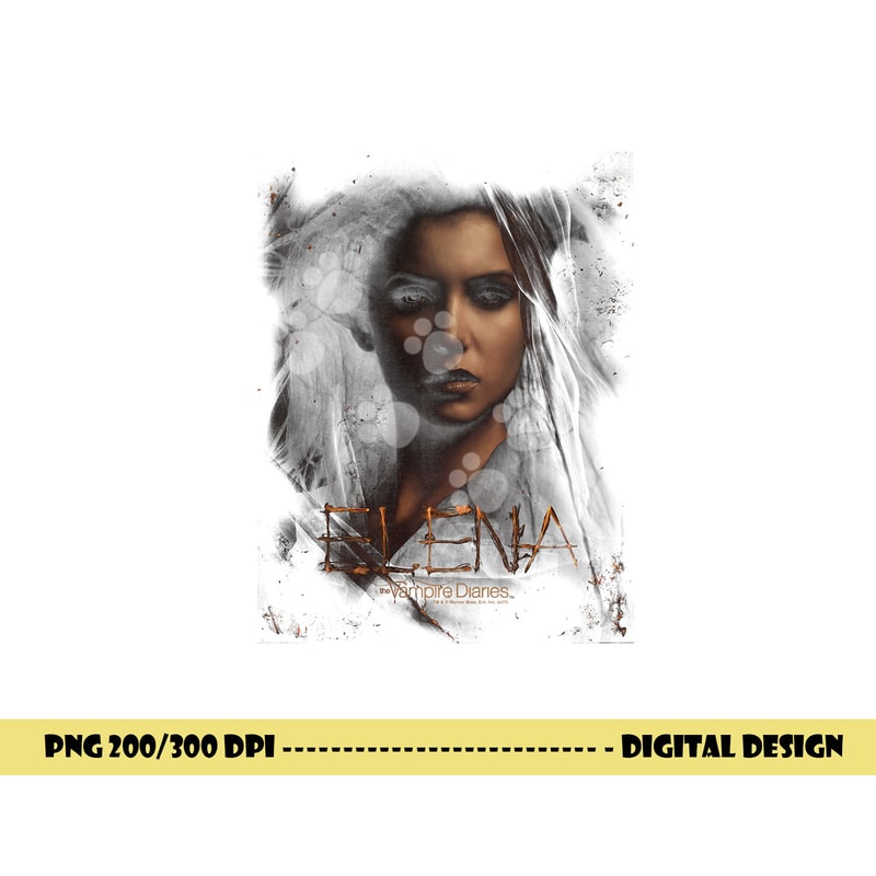 Vampire Diaries Elena Smokey Veil Longsleeve T Shirt Long Sleeve png, sublimation .jpg