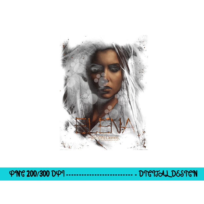 Vampire Diaries Elena Smokey Veil Longsleeve T Shirt Long Sleeve png, sublimation .jpg