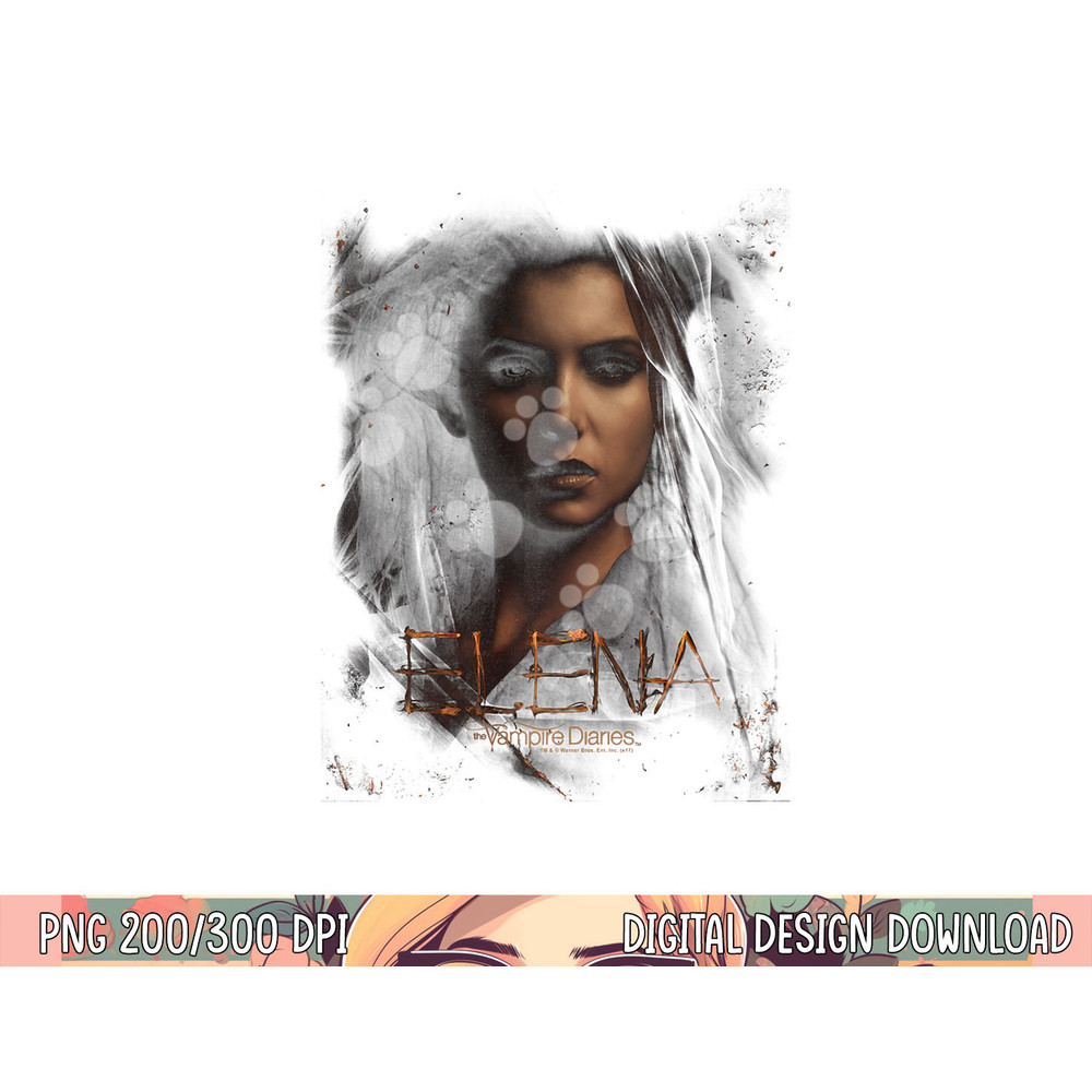 Vampire Diaries Elena Smokey Veil Longsleeve T Shirt Long Sleeve png, sublimation .jpg