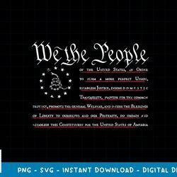we the people gadsden usa flag, preamble of the constitution png