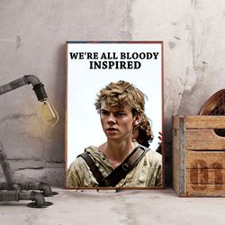 the maze runner poster, movie poster, film poster, wall art, wall decor, prints, home decor, the maze unleashed wall