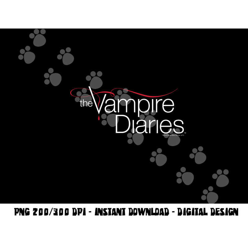 Vampire Diaries Logo Longsleeve T Shirt Long Sleeve png, sublimation .jpg