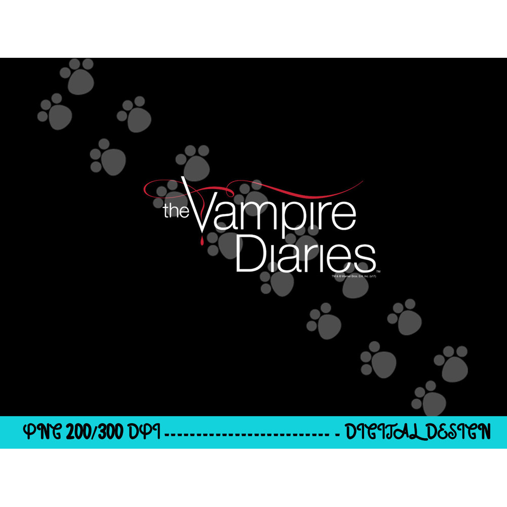 Vampire Diaries Logo Longsleeve T Shirt Long Sleeve png, sublimation .jpg