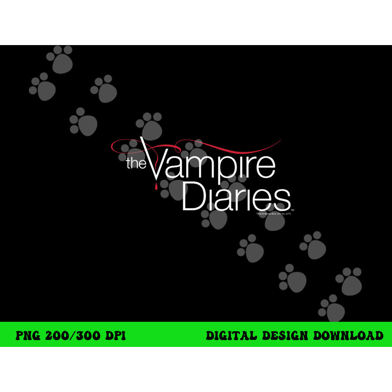 Vampire Diaries Logo Longsleeve T Shirt Long Sleeve  png, sublimation .jpg