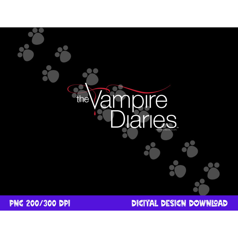 Vampire Diaries Logo Longsleeve T Shirt Long Sleeve png, sublimation .jpg