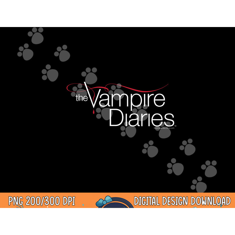 Vampire Diaries Logo Longsleeve T Shirt Long Sleeve  png, sublimation .jpg