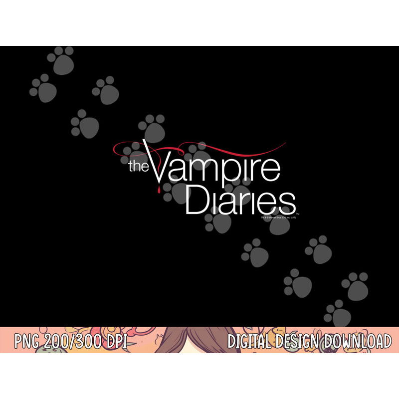 Vampire Diaries Logo Longsleeve T Shirt Long Sleeve png, sublimation .jpg