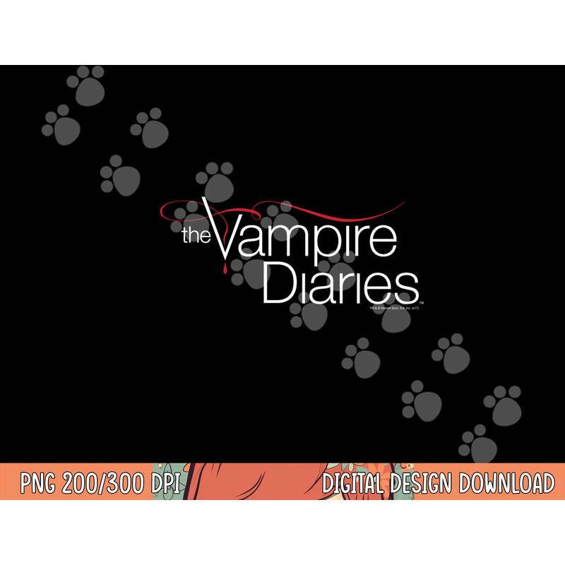 Vampire Diaries Logo Longsleeve T Shirt Long Sleeve png, sublimation .jpg