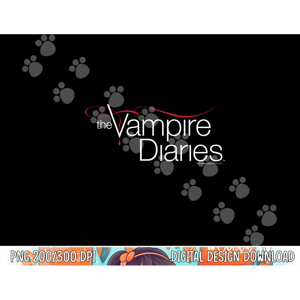 Vampire Diaries Logo Longsleeve T Shirt Long Sleeve png, sublimation .jpg