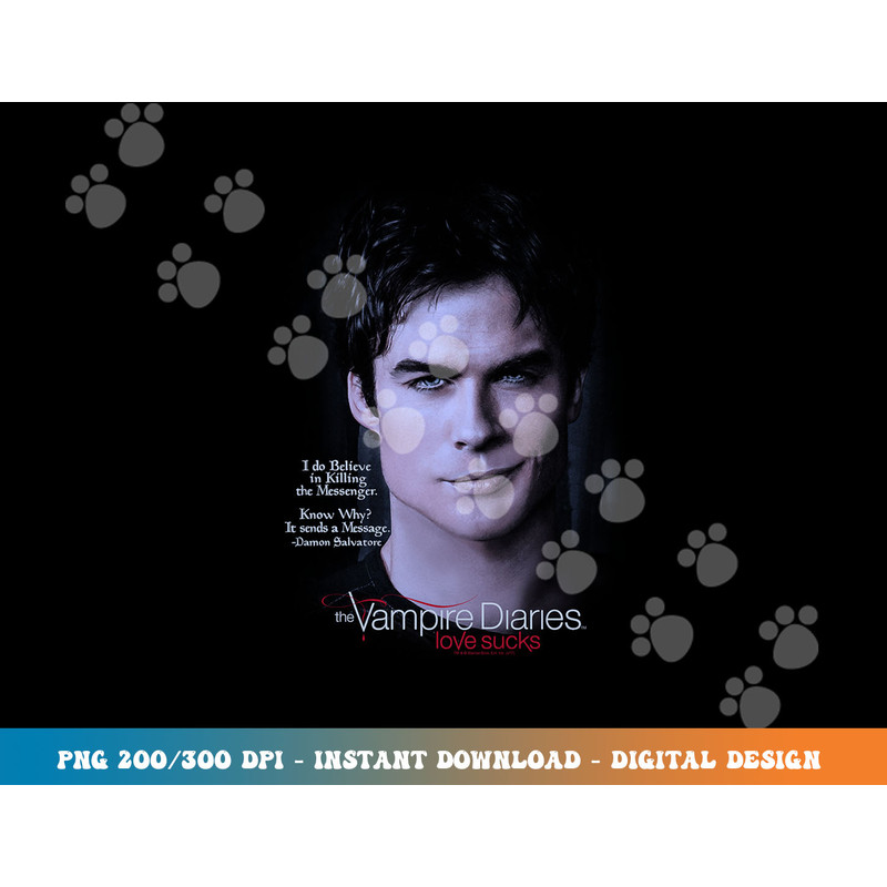 Vampire Diaries Messenger Longsleeve T Shirt Long Sleeve png, sublimation.jpg