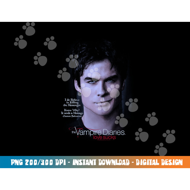 Vampire Diaries Messenger Longsleeve T Shirt Long Sleeve png, sublimation .jpg